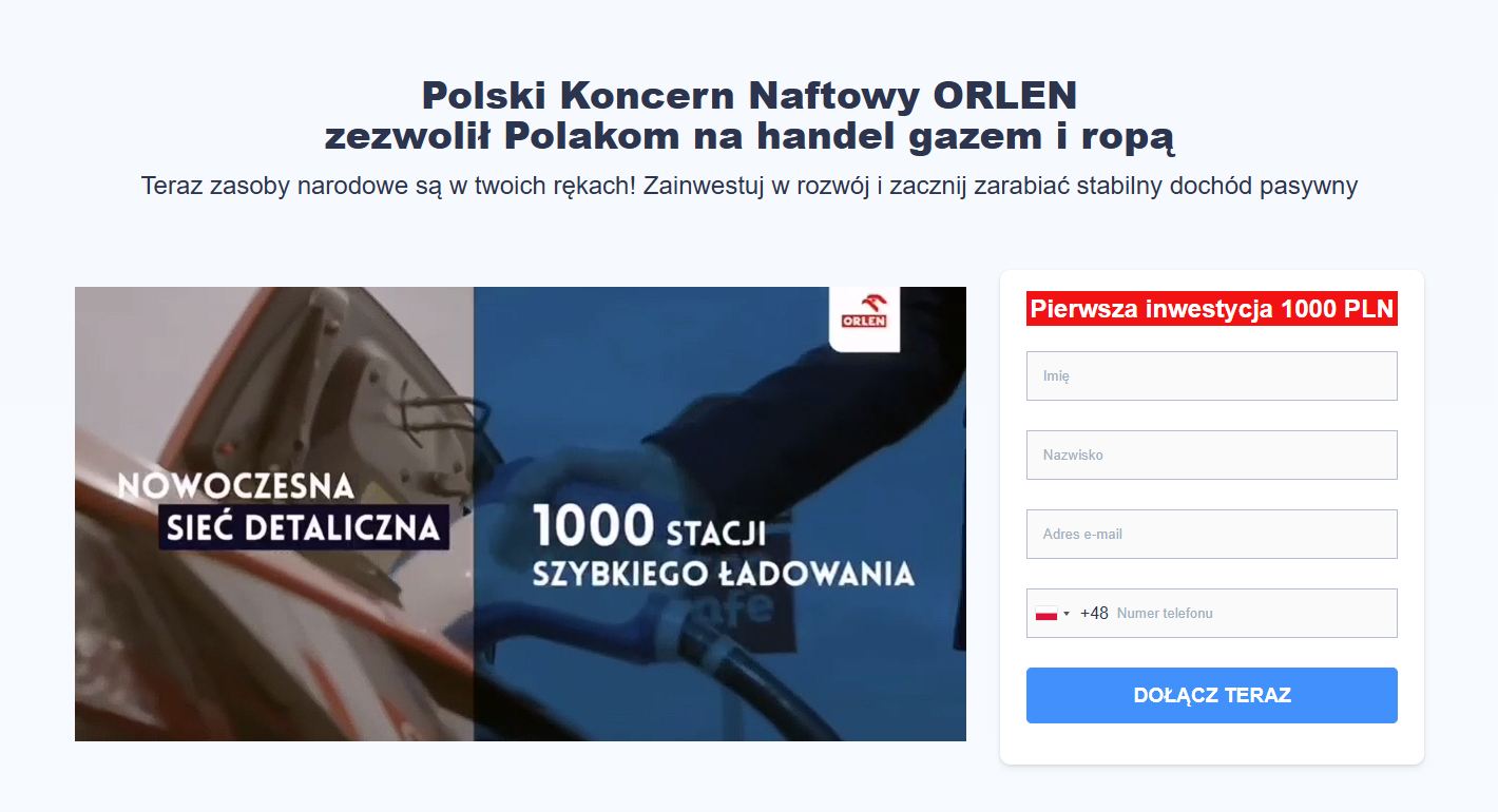 Podgląd strony programu